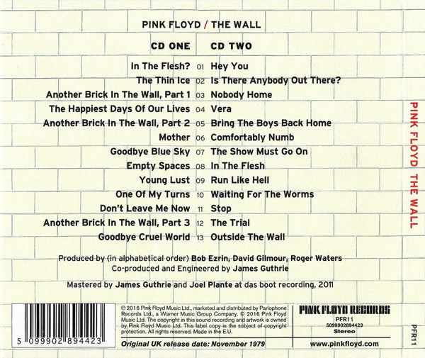 Pink Floyd - The Wall (CD)