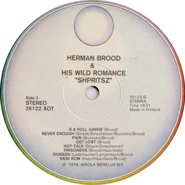 Herman Brood & His Wild Romance - Shpritsz (LP Tweedehands)