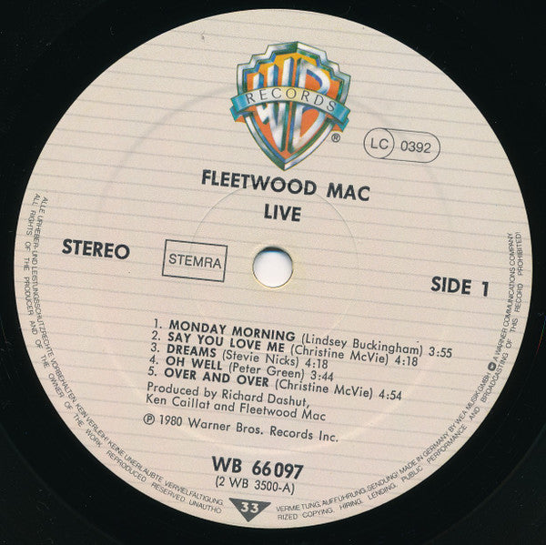 Fleetwood Mac - Fleetwood Mac Live (LP Tweedehands)