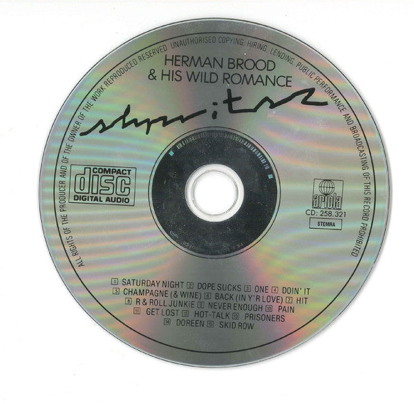 Herman Brood & His Wild Romance - Shpritsz (CD Tweedehands)