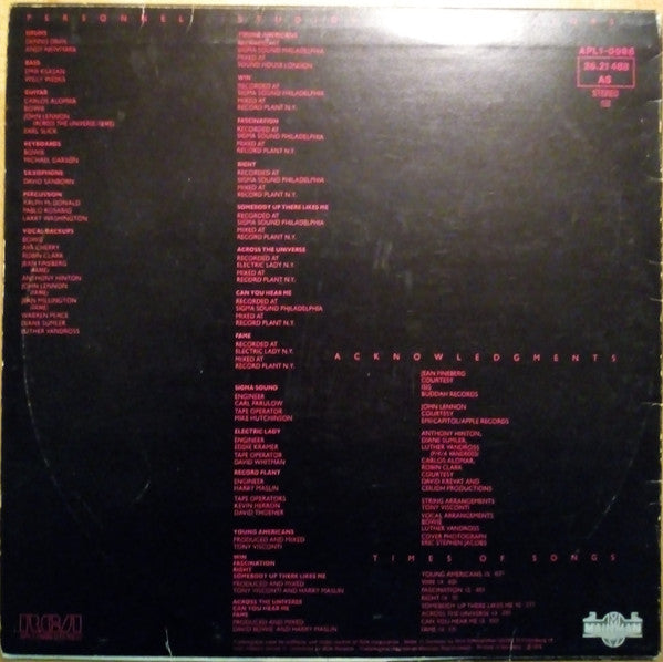 David Bowie - Young Americans (LP Tweedehands)