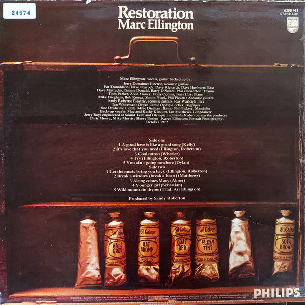 Marc Ellington - Restoration (LP Tweedehands)