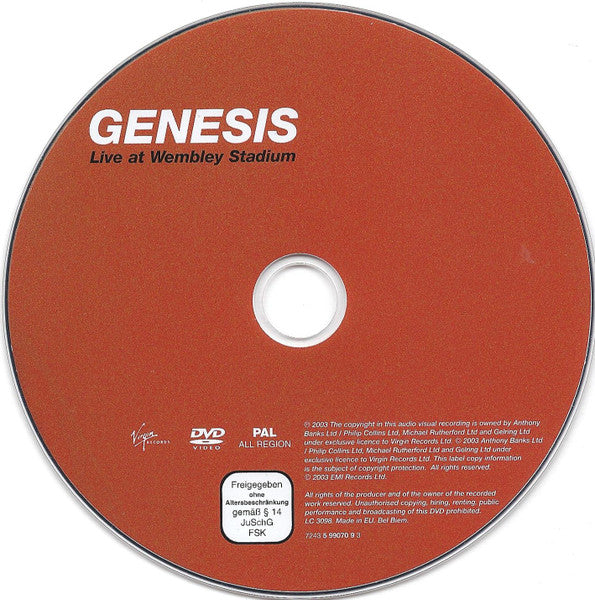 Genesis - Live At Wembley Stadium (DVD Tweedehands)