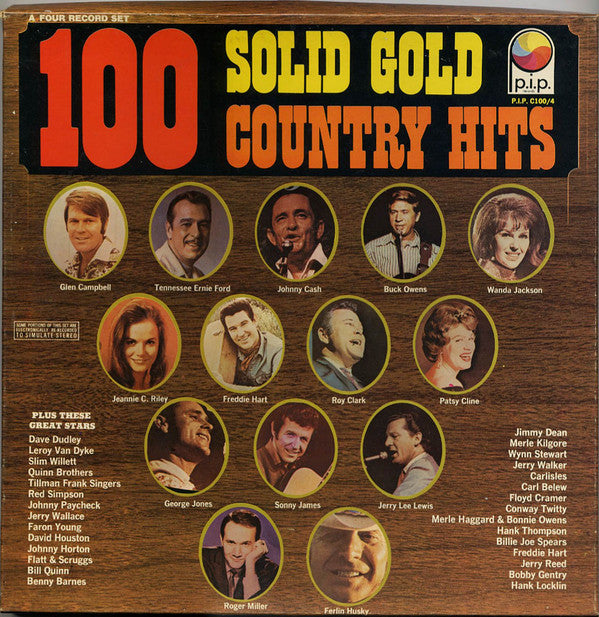 Various - 100 Solid Gold Country Hits (LP Tweedehands) - Discords.nl