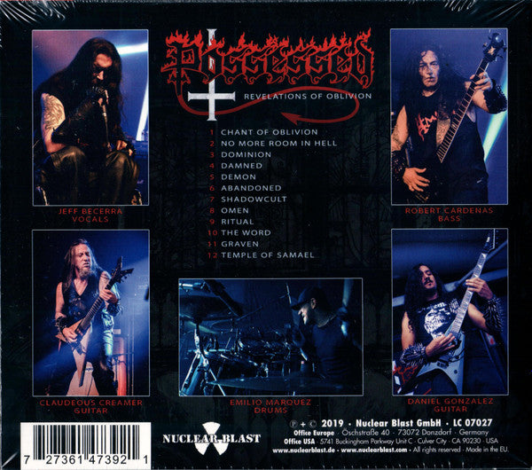 Possessed - Revelations Of Oblivion (CD)