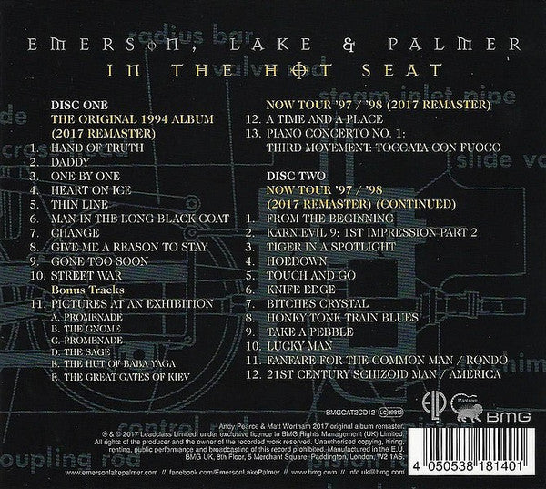 Emerson, Lake & Palmer - In The Hot Seat (CD)