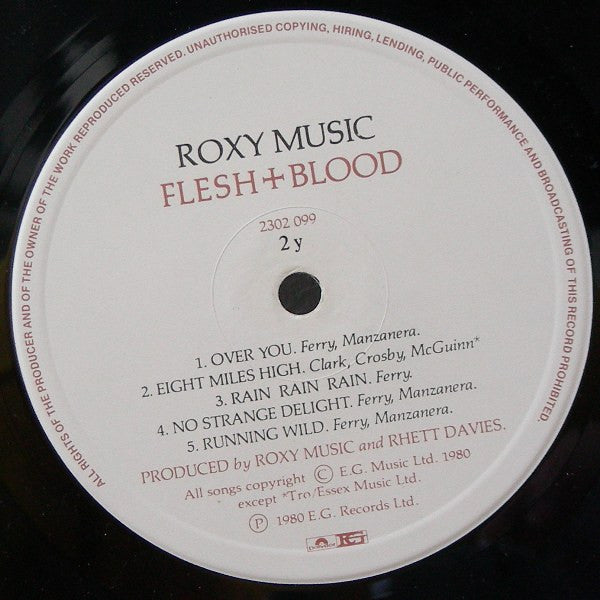 Roxy Music - Flesh + Blood (LP Tweedehands)