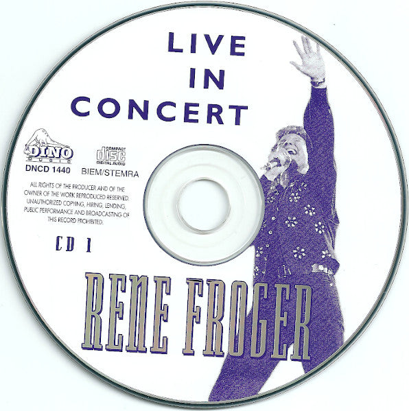 René Froger - Live In Concert (CD Tweedehands)