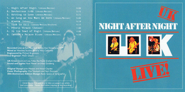 UK (3) - Night After Night (CD)