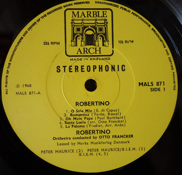 Robertino Loretti - Robertino (LP Tweedehands) - Discords.nl
