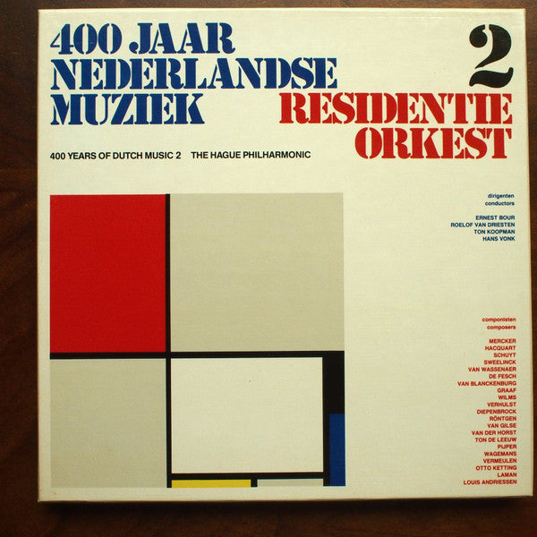 Residentie Orkest - 400 Jaar Nederlandse Muziek 2 (LP Tweedehands) - Discords.nl