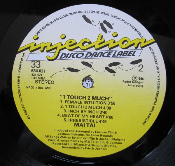 Mai Tai - 1 Touch 2 Much (LP Tweedehands) - Discords.nl
