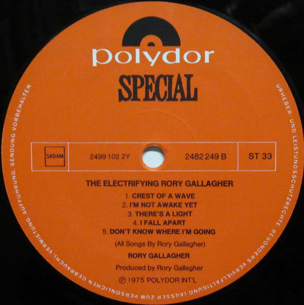 Rory Gallagher - The Electrifying Rory Gallagher (LP Tweedehands)