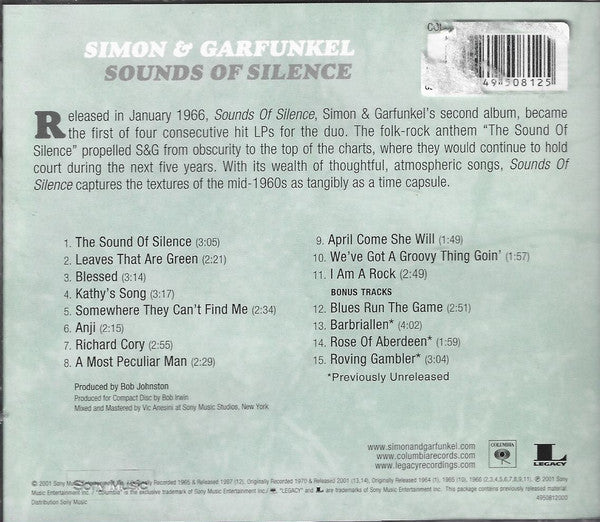 Simon & Garfunkel - Sounds Of Silence (CD Tweedehands)