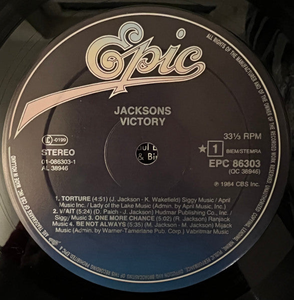 Jacksons, The - Victory (LP Tweedehands)