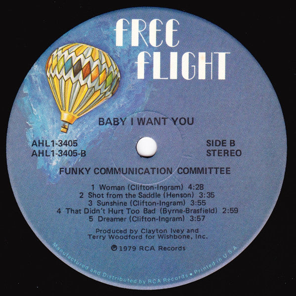 Funky Communication Committee - Baby I Want You (LP Tweedehands)