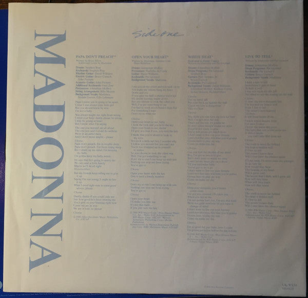 Madonna - True Blue (LP Tweedehands)