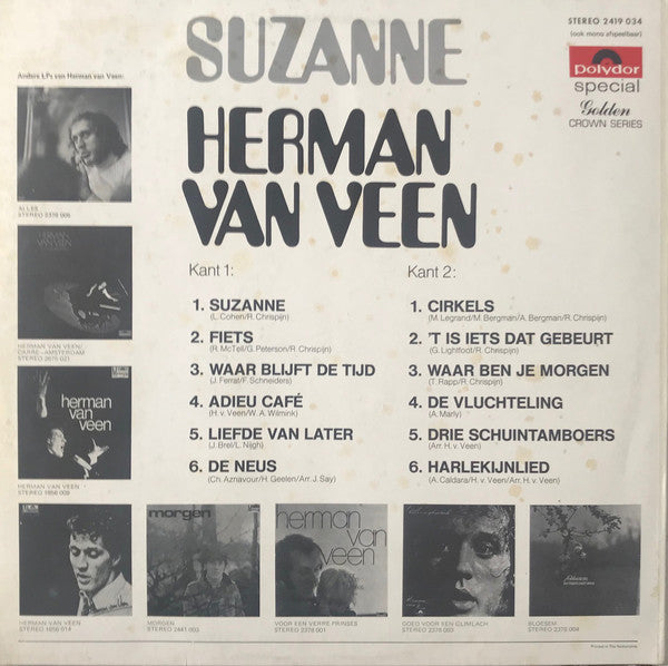 Herman van Veen - Suzanne (LP Tweedehands)