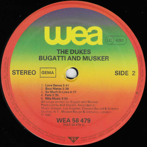 Dukes (13), The - Bugatti & Musker (LP Tweedehands)