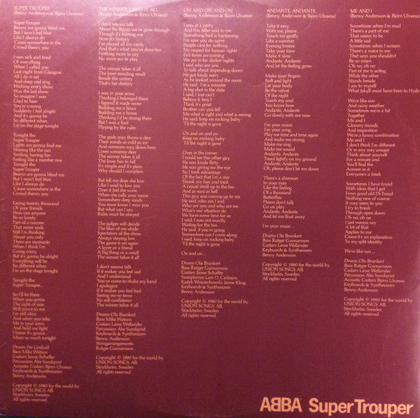 ABBA - Super Trouper (LP Tweedehands)