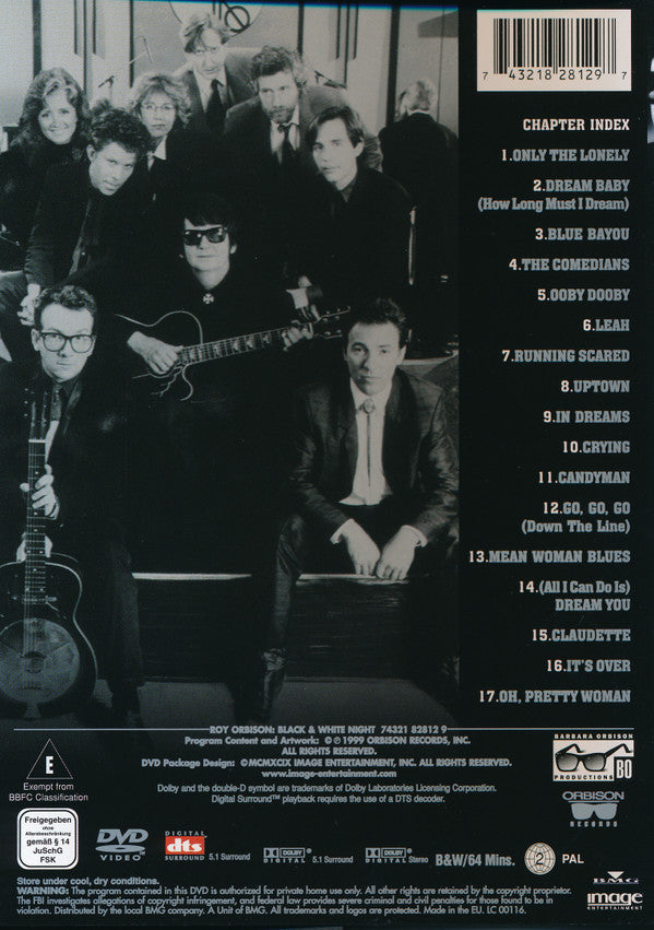 Roy Orbison - Black & White Night (DVD Tweedehands)