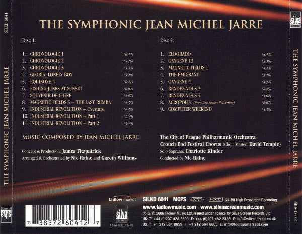 City Of Prague Philharmonic, The, Crouch End Festival Chorus Conducted By Nic Raine - The Symphonic Jean Michel Jarre (CD)