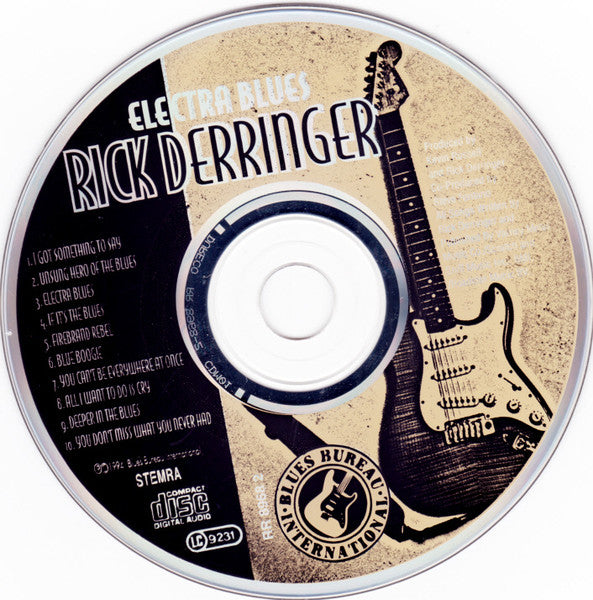 Rick Derringer - Electra Blues (CD Tweedehands)