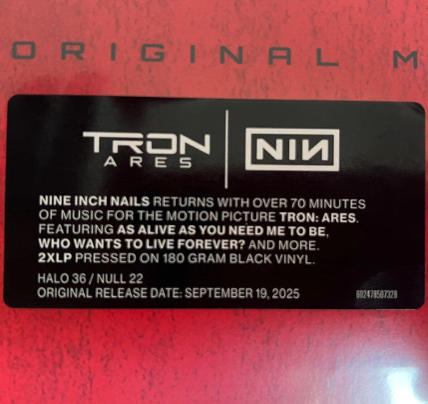 Nine Inch Nails - Tron: Ares (Original Motion Picture Soundtrack) (LP)