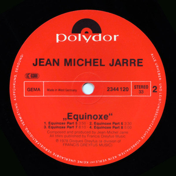 Jean-Michel Jarre - Equinoxe (LP Tweedehands)