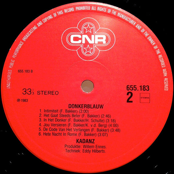 Kadanz - Donkerblauw (LP Tweedehands)