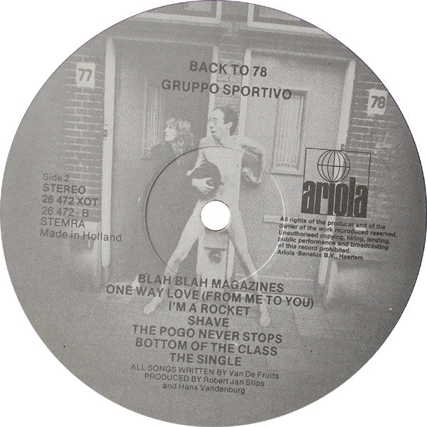 Gruppo Sportivo - Back To 78 (LP Tweedehands) - Discords.nl