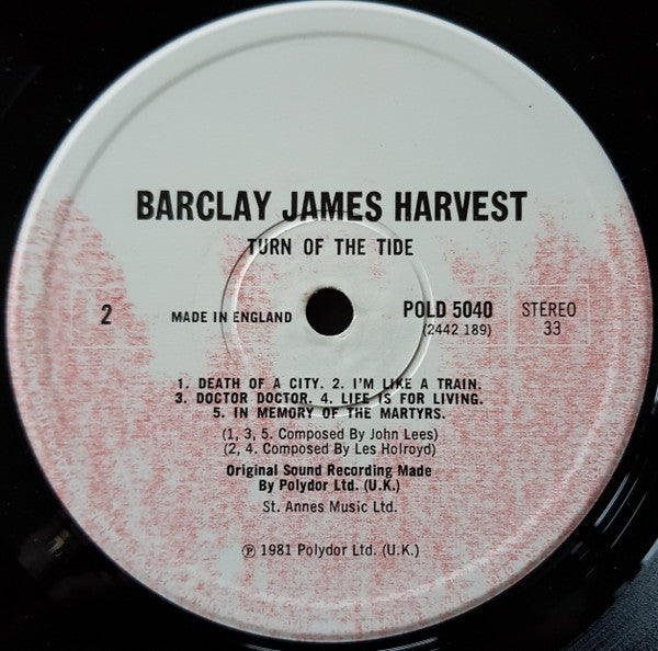 Barclay James Harvest - Turn Of The Tide (LP Tweedehands)