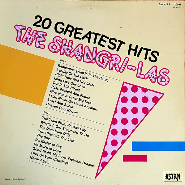 Shangri-Las, The - 20 Greatest Hits (LP Tweedehands)