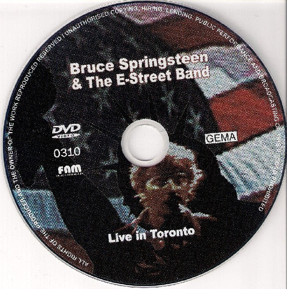 Bruce Springsteen & The E-Street Band - Live In Toronto (DVD Tweedehands)