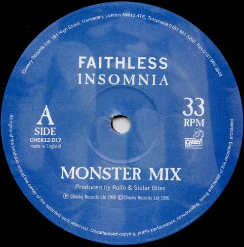 Faithless - Insomnia (LP Tweedehands)