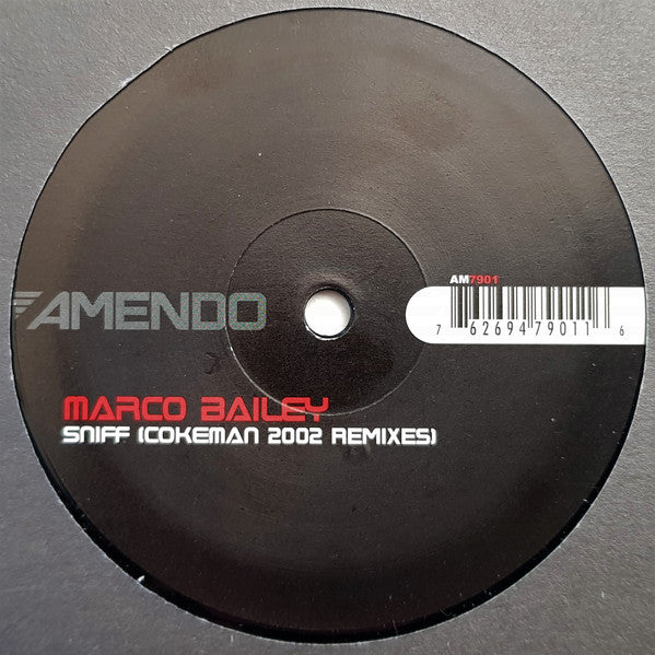 Marco Bailey - Sniff (Cokeman 2002 Remixes) (LP Tweedehands)