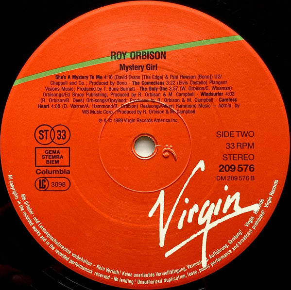 Roy Orbison - Mystery Girl (LP Tweedehands)