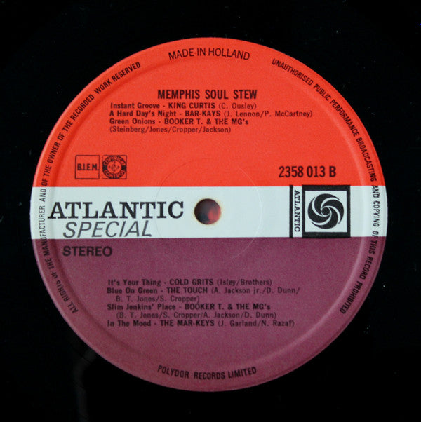 Various - Memphis Soul Stew - The Great Memphis Soul Instrumentals (LP Tweedehands) - Discords.nl