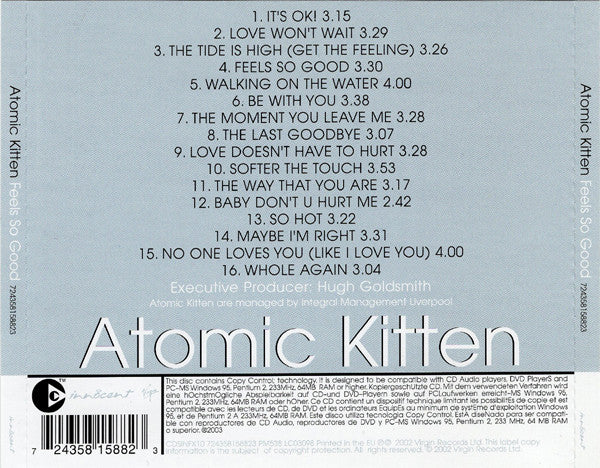 Atomic Kitten - Feels So Good (CD Tweedehands)