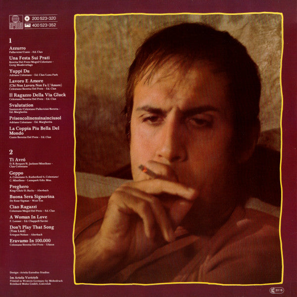 Adriano Celentano - Europa Tour (LP Tweedehands)