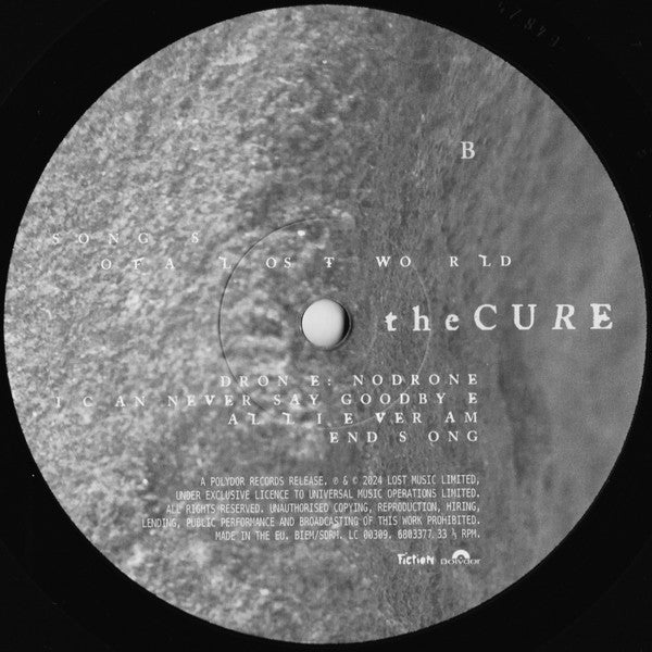 Cure, The - Songs Of A Lost World (LP)