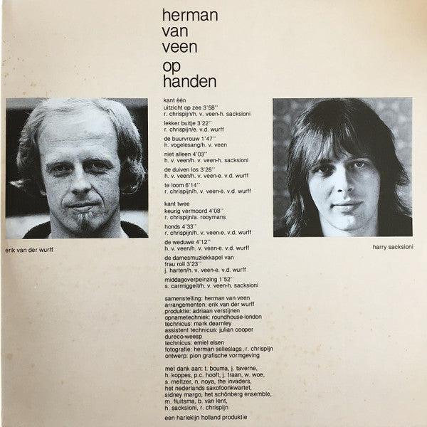 Herman van Veen - Op Handen (LP Tweedehands)