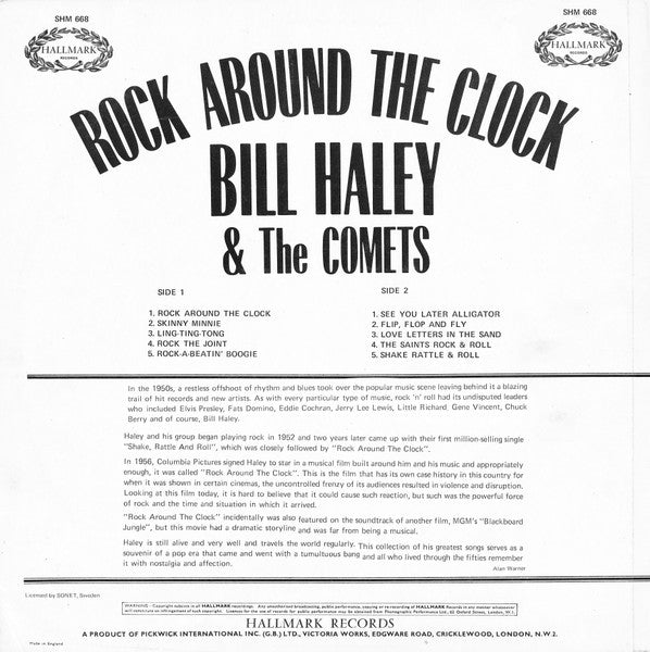 Bill Haley And His Comets - Rock Around The Clock (LP Tweedehands)