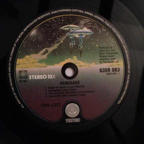 Thin Lizzy - Renegade (LP Tweedehands)