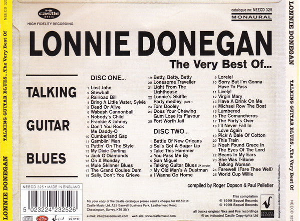 Lonnie Donegan - Talking Guitar Blues (The Very Best Of Lonnie Donegan) (CD)