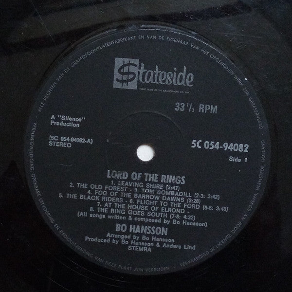 Bo Hansson - In De Ban Van De Ring (Music Inspired By "Lord Of The Rings") (LP Tweedehands)