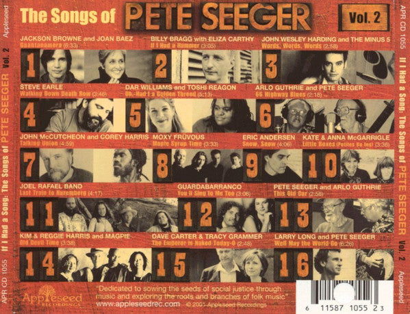 Various - If I Had A Song: The Songs Of Pete Seeger, Vol. 2 (CD Tweedehands)