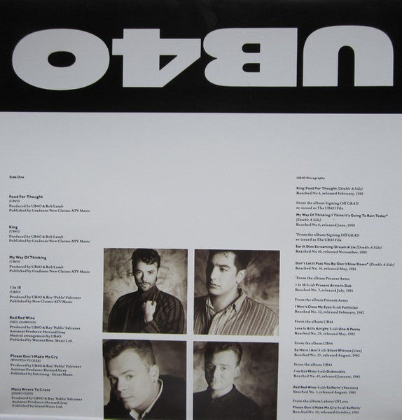 UB40 - The Best Of UB40 - Volume One (LP Tweedehands)