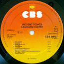 Leonard Cohen - Recent Songs (LP Tweedehands)