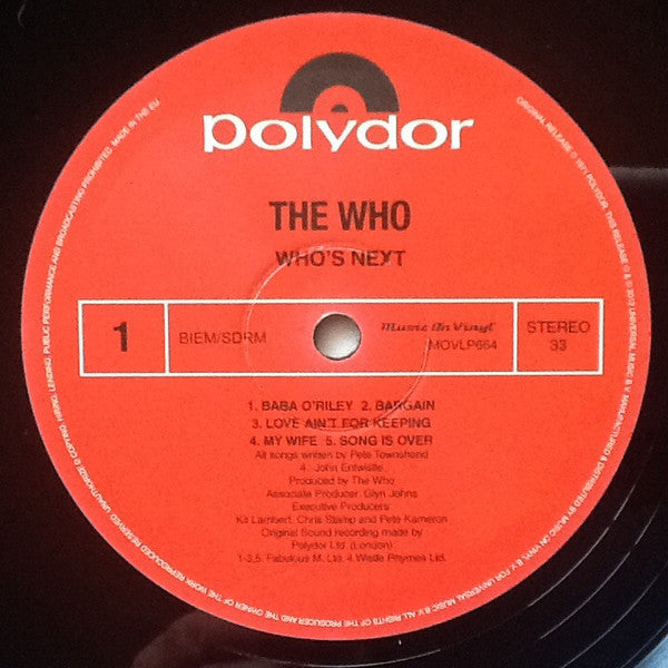 Who, The - Who's Next (LP Tweedehands)